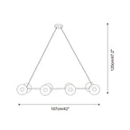 Vireo Alabaster Linear Chandelier, product view 6