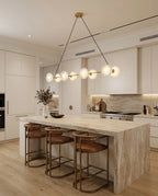 Vireo Alabaster Linear Chandelier, product view 9