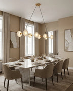 Vireo Alabaster Linear Chandelier, product view 10