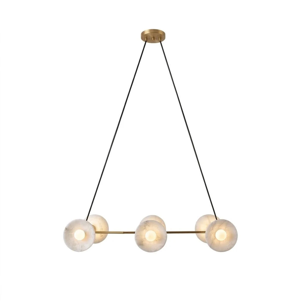 Vireo Alabaster Linear Chandelier, product view 13