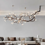 Alternate product view of the Wanos Ceramic Flower Branch Chandelier.